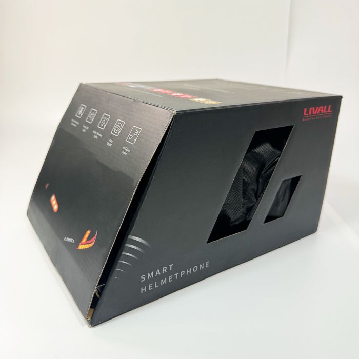 Захисний шолом Livall BH51M NEO (L) Sandstone Grey (57-61см), акустика, мікрофон, сигнали поворотів та стопів, додаток, пульт BR80, Bluetooth (LIV-T1V6MN-6310)