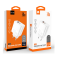 Мережевий зарядний пристрій WUW-C208 30W PD USB-C + USB QC3.0 18W white (6972573333417)