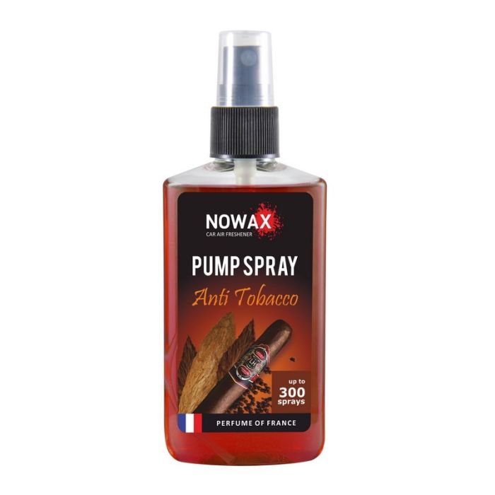 Ароматизатор для автомобиля Nowax Pump Spray Anti Tobacco 75 мл авто запах устраняет табак (NX07517)