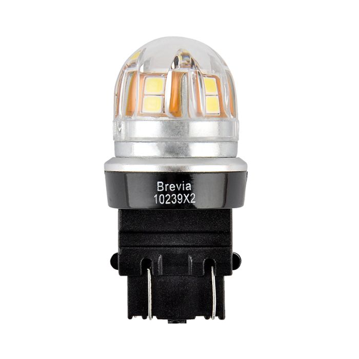 Brevia S-Power P27/7W (3157) 330Lm 15x2835SMD 12/24V CANbus 2шт (10239X2)
