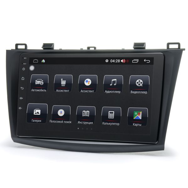 Штатна магнітола PRIME-X 22-082/9B 4+32, 4G. MAZDA 3 2009-2013