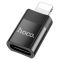 Адаптер HOCO UA17 iP Male to Type-C female USB2.0 adapter Black (6931474761996)