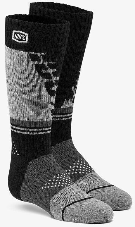 Мото шкарпетки дитячі Ride 100% TORQUE Youth Thick Sock Grey YL