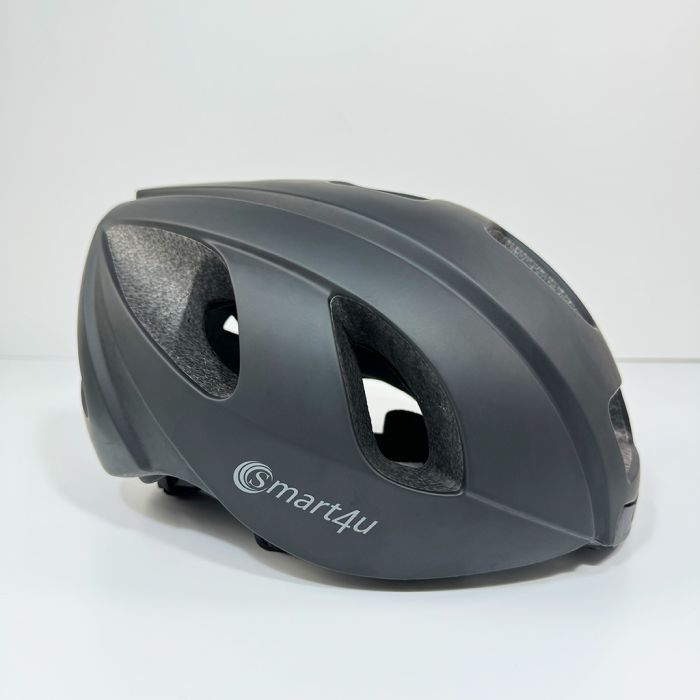 Захисний шолом Smart4u R55 (M) Black (55-59см), акустика, мікрофон, сигнали поворотів та стопів, додаток, пульт BR80 (ZHLIV-000R55-5240)