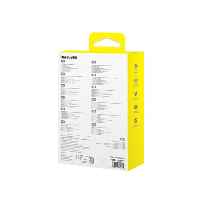 Автомобільний зарядний пристрій Baseus High Efficiency Pro 1-for-2 Car Cigarette Lighter 30W Cosmic Black (C00455300121-00)