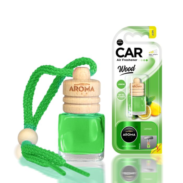 Автоароматизатор Aroma Car Wood Lemon 6 мл для салона автомобиля (63108)