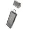 USB-хаб HOCO HB39 USB/Type-C 3.0 high-speed card reader Metal Gray (6942007604819)