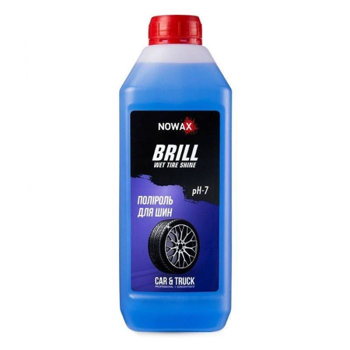 Средство для блеска шин 1 л Nowax Brill Wet Tire Shine для ухода за резиной (NX01156)
