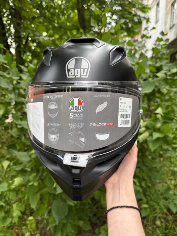 Мотошолом AGV K7 (E2206) Matt Black S