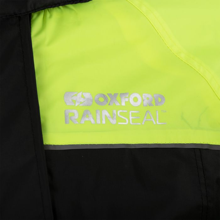 Мотодощовик куртка Oxford Rainseal Over Jacket Black Fluo M