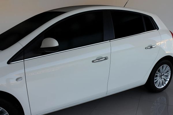 Молдинги на окна нержавейка (6 шт) для Fiat Bravo 2008-2016 гг