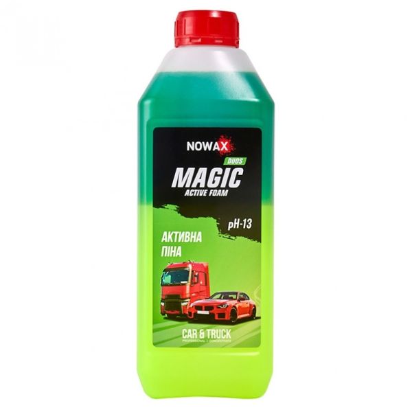 Концентрированная активная пена Nowax Magic Active Foam Duos 1 л для бесконтактной мойки авто (NX01194)