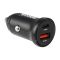 Зарядное устройство для авто Brevia ePower DualCharge 30W USB-C и USB-A черный (46430CAB)