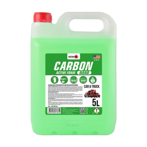 Концентрат активной пены Nowax CARBON 5л для бесконтактной автомойки (NX05134)