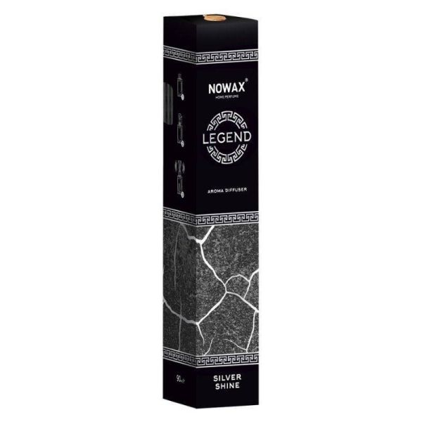 Ароматический диффузор с палочками Nowax Legend Silver Shine 90 мл для дома и офиса (NX91726)