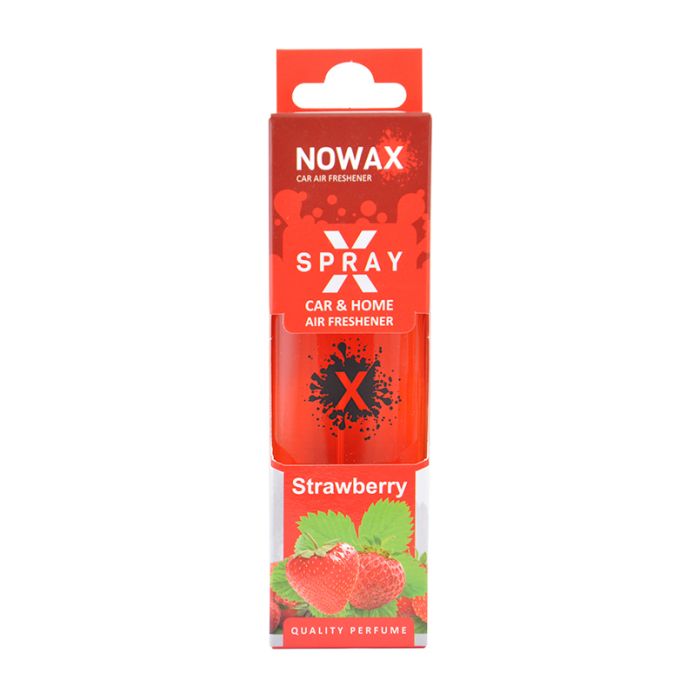 Аромат для авто Nowax X Spray Клубника 50 мл освежитель воздуха в машину (NX07593)