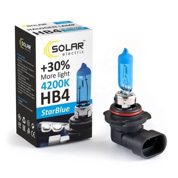Галогеновая лампа Solar HB4 для авто 1 штука (1226)