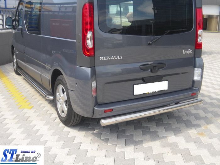 Задняя защита AK002 (нерж. сталь) для Nissan Primastar 2002-2014 гг