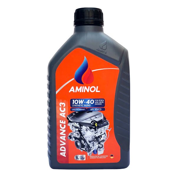 Олива моторна напівсинтетична Aminol 10W-40 Advance AC3 1л (12 шт в уп)