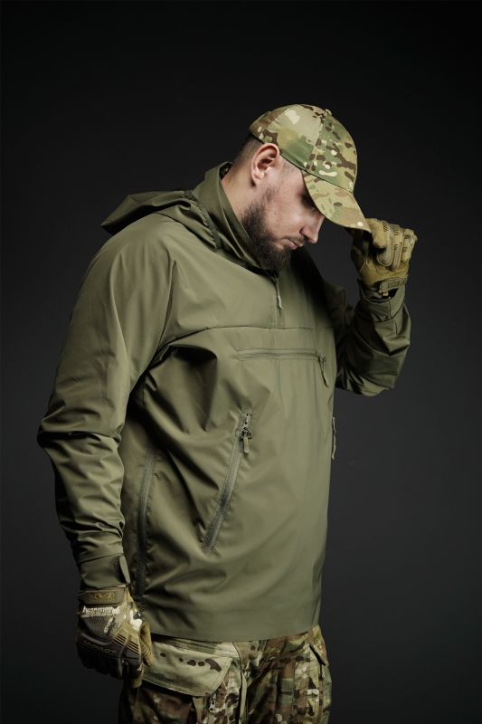 Анорак Military Stealth Army Green демисезонный для активного отдыха