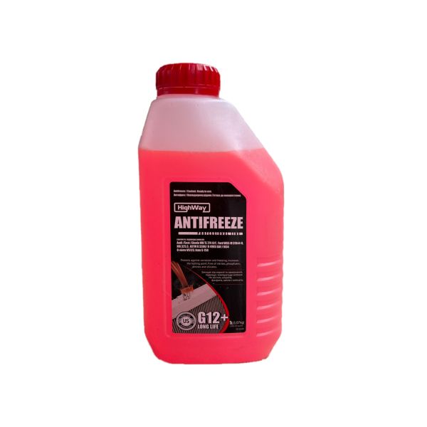 Антифриз HighWay G12+ LONG LIFE (-40°C) червоний 1кг