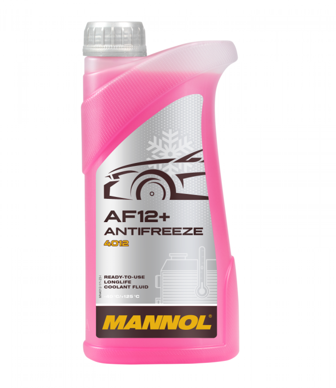 Антифриз MANNOL AF 12+ Longlife (-40°C) / MN 4012-1 1л