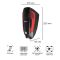 Автокомпресор GEMIX Model E black/red поршневий, цифровий манометр, функція AUTOSTOP, ліхтарик, 35 л/хв