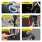 Автокомпресор GEMIX Model E black/red поршневий, цифровий манометр, функція AUTOSTOP, ліхтарик, 35 л/хв