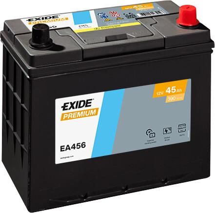 Автомобільний акумулятор EXIDE Premium 6СТ-45Ah АзЕ (-/+) ASIA 390A (EN)