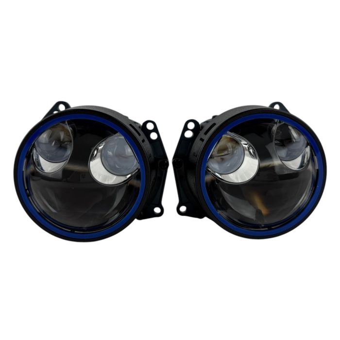 Bi-LED линзы 3.0 X13 EA Light X 55/95W 6000K Blue Lens, двойной рефлектор ближний/дальний свет