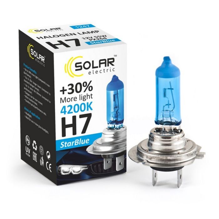Галогеновая лампа Solar H7 StarBlue