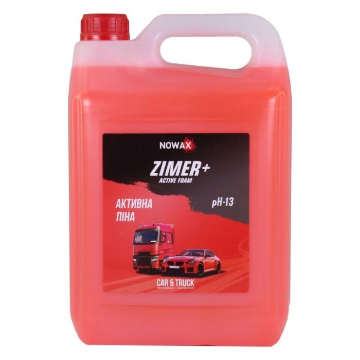 Концентрированная активная пена для бесконтактной автомойки Nowax ZIMER Plus 5 л (NX05130)