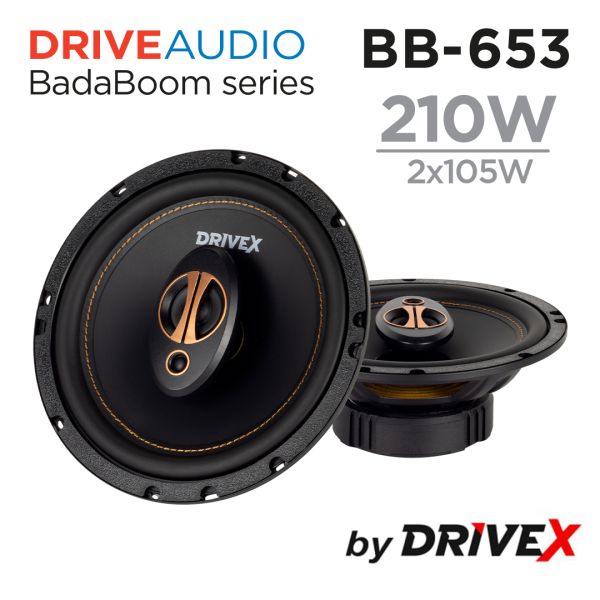 Автомобільна акустична система DriveX BB-653 6.5" 105W 4Om