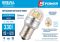 Brevia S-Power P21W 330Lm 15x2835SMD 12/24V CANbus, 2шт (10201X2)
