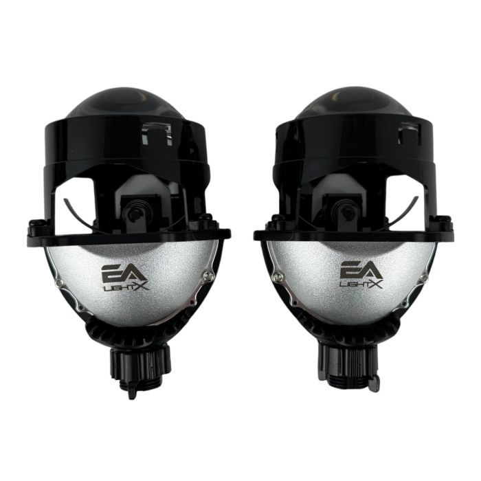 Bi-LED линзы 2.5 X4 EA Light X 47/54W 6000K Blue Lens ближний/дальний свет