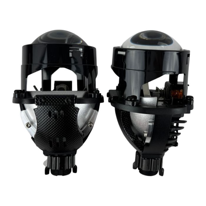 Bi-LED линзы 2.5 X5 Turbo SE Upgrade EA Light X 40/55W 6000K Blue Lens, двойной рефлектор ближний/дальний свет