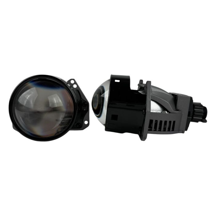 Bi-LED линзы 3.0 X8 EA Light X 60/70W 6000K Blue Lens, двойной рефлектор ближний/дальний свет