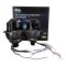 Bi-LED линзы 3.0 X8 EA Light X 60/70W 6000K Blue Lens, двойной рефлектор ближний/дальний свет