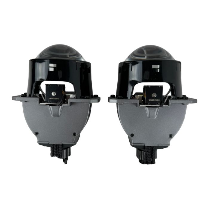 Bi-LED линзы 3.0 X8 EA Light X 60/70W 6000K Blue Lens, двойной рефлектор ближний/дальний свет