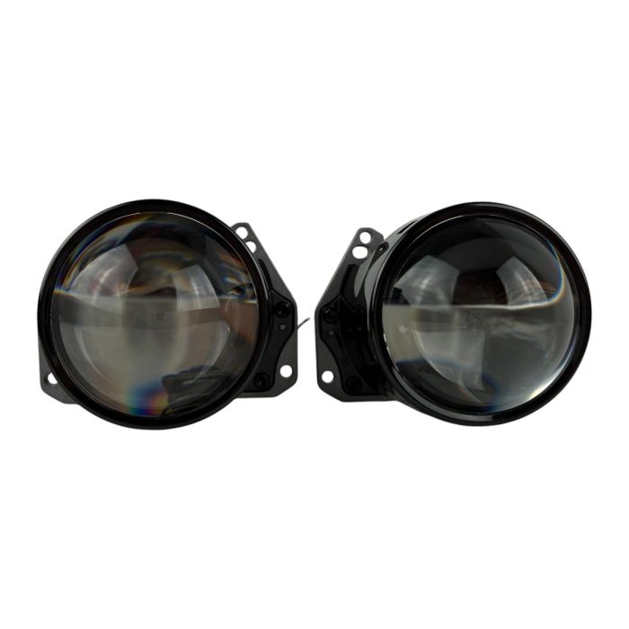 Bi-LED линзы 3.0 X8 EA Light X 60/70W 6000K Blue Lens, двойной рефлектор ближний/дальний свет