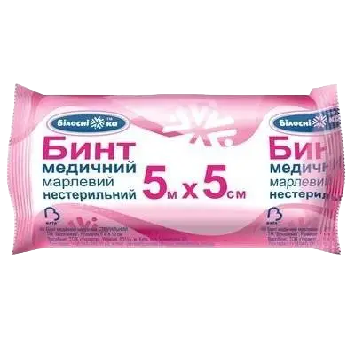 Бинт нестерильний 5 м х 5 см (51-094-IS)