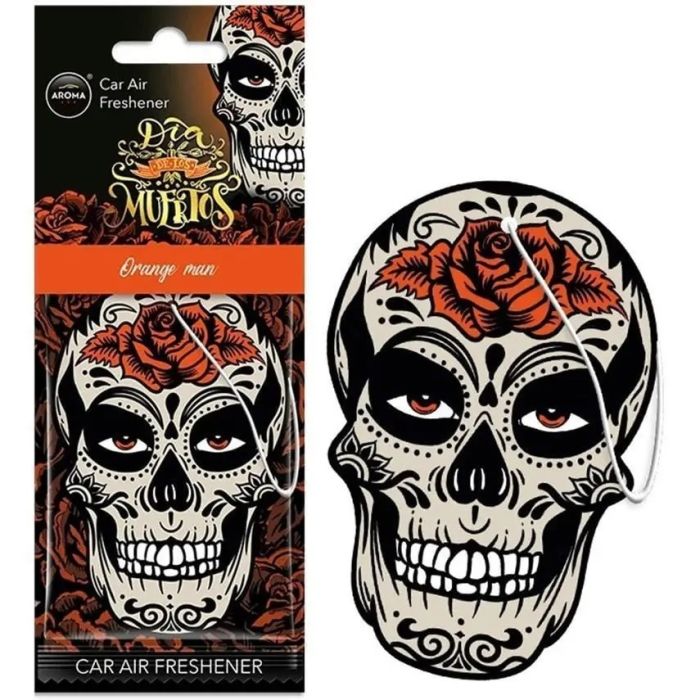 Ароматизатор для авто Aroma Car Dia De Los Muertos Orange Man апельсиновый аромат (10379)
