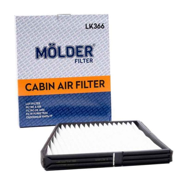 Салонный фильтр Molder для Daewoo аналог WP6822 LA476 CU2337 K1011 (LK366)