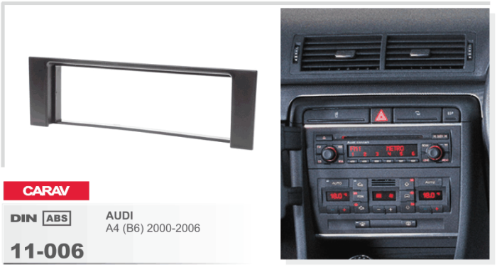 Переходная рамка Audi A4 Carav 11-006