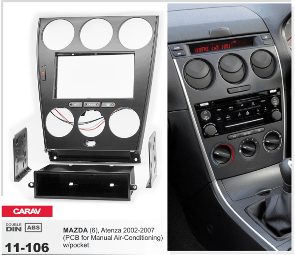 Переходная рамка Mazda 6 Carav 11-106