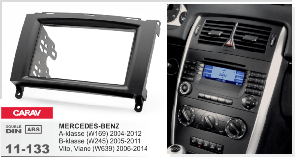 Переходная рамка Mercedes Vito, Viano, Sprinter, W639, W169, W245 Carav 11-133