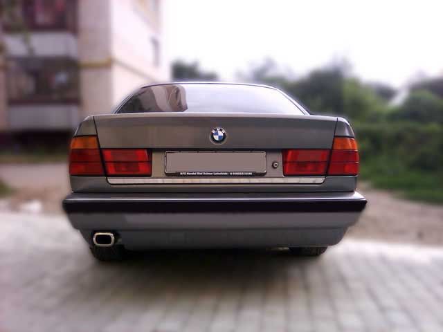 Накладка на багажник нержавейка для BMW 5 серия E34 1988-1995 гг