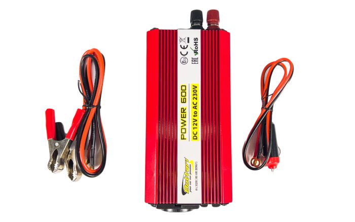Інвертор 12в 220в 600W "POWER-600" автомобільний