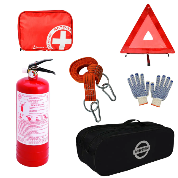 Набір автомобіліста Nissan легковий чорний 01-071-Л