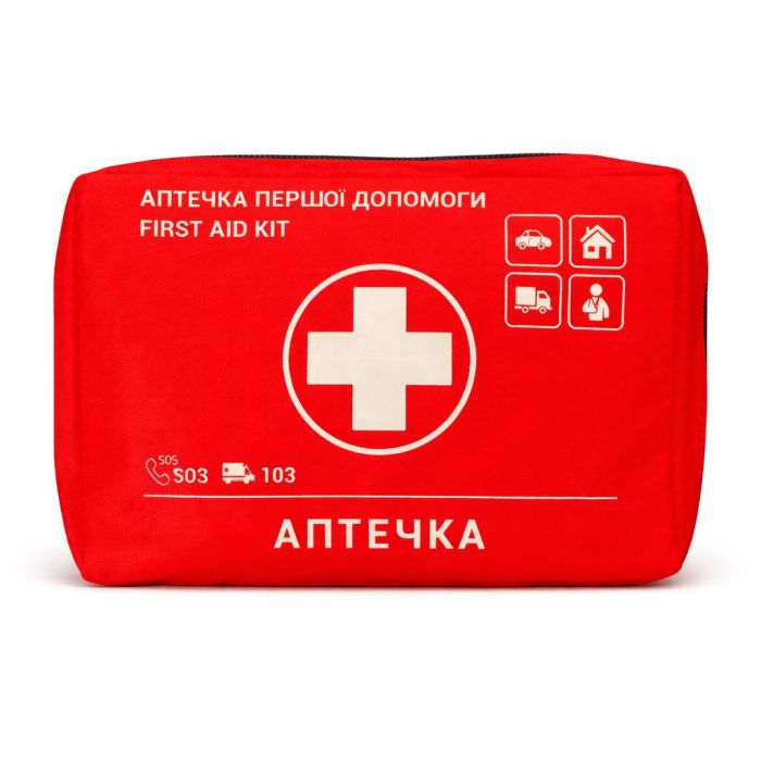 Аптечка медична автомобільна-1 Poputchik згідно ТУ (02-002-М) м'який футляр
